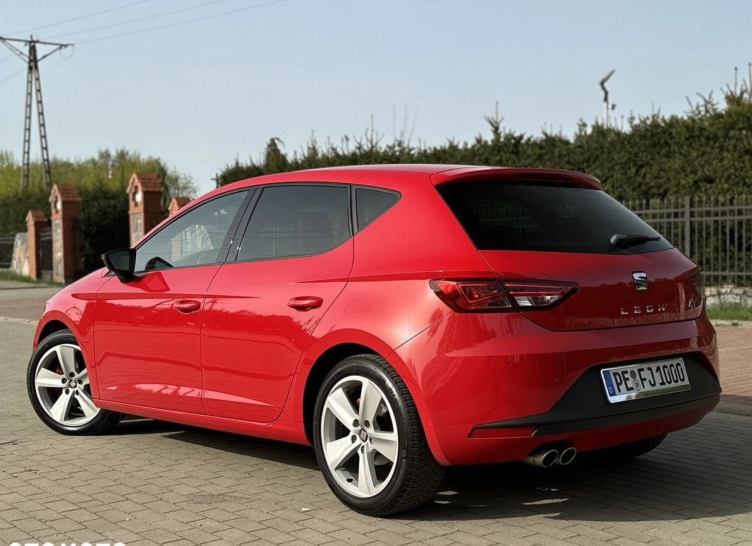 Seat Leon cena 42900 przebieg: 130000, rok produkcji 2014 z Pisz małe 92